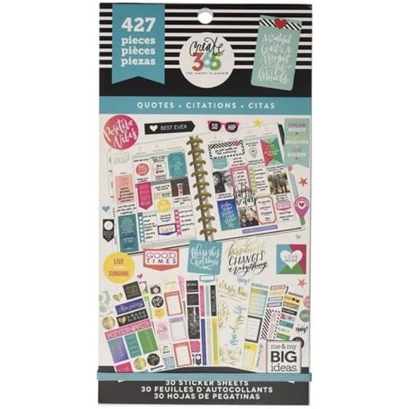 The Happy Planner Quotes & Seasonal Planning Stickers Inspirational Holidays - Picture 4 of 7